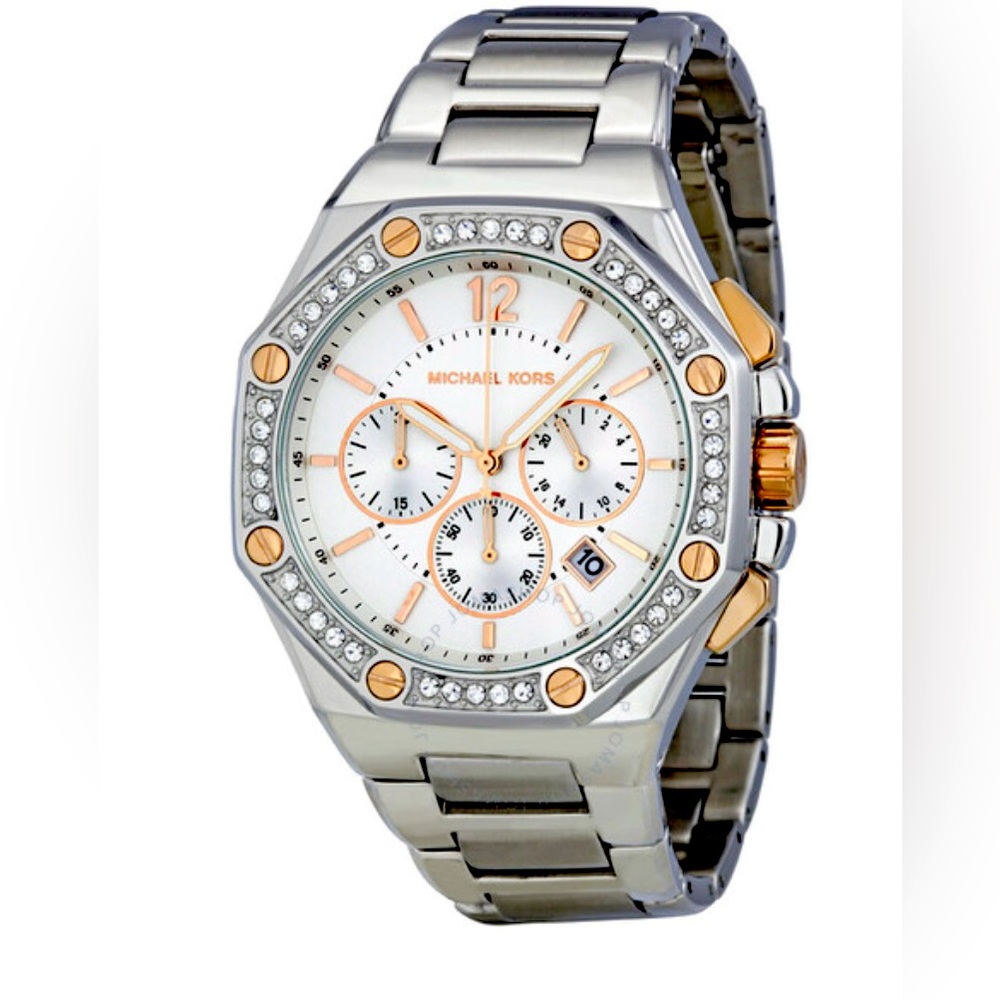 Michael Kors Knox Chronograph Stainless Steel Ladies Watch MK5504